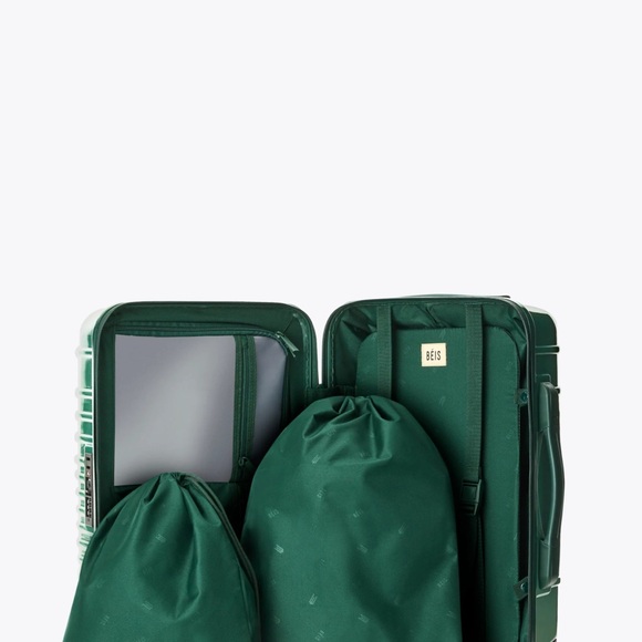 BÉIS Small Carry On in Wicked Green - Picture 4 of 6
